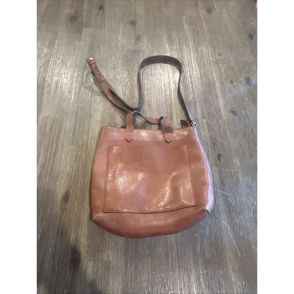 Madewell Medium Leather Transport Bag Purse